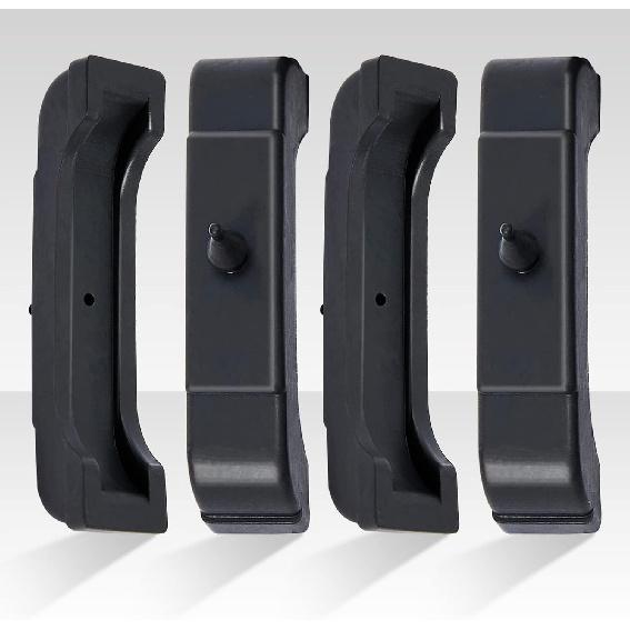 (4 PCS Kit) Rubber Radiator Ulator Pads 4012-326-681S,3 Core Radiator Mounts Cushions, Support Pads Compatible With GM,Radiator Mounts Parts