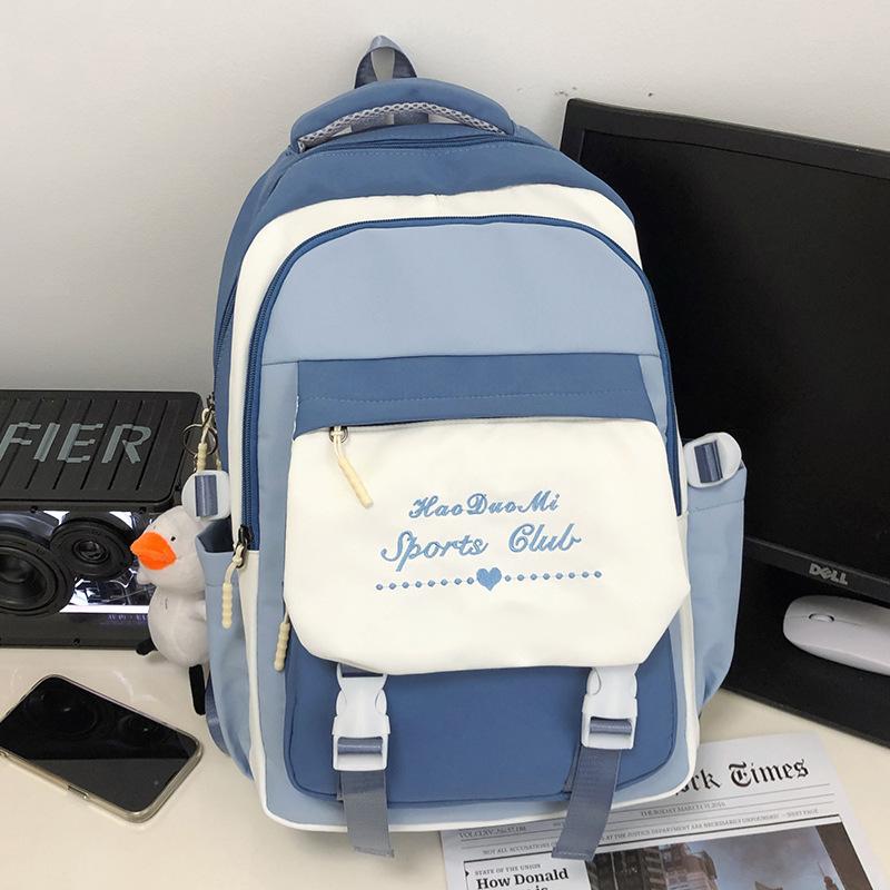 Kinder Grundschülerinnen Burgunderfarbener Rucksack Junior High School Schülerinnen Mittelschülerinnen College-Studentinnen Rucksack