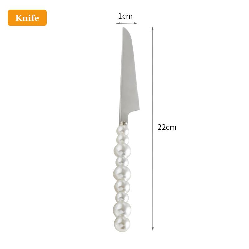 

1-32 шт. Набор столовых приборов Pearl, европейское серебро, столовые приборы из нержавеющей стали 304, свадебные столовые приборы, нож, вилка, ложка, креативный подарок