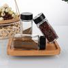 1PC Transparent Seasoning Bottle Salt And Pepper Bottle Black Lid Seasoning Bottle Kitchen Supplies Glass Seasoning Bottles