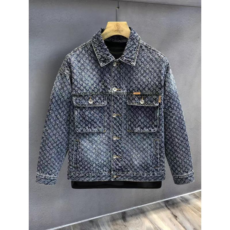 

Высококачественная модная джинсовая куртка Sense Cat Claws для мужчин Plankton Handsome High Street Retro American Jacket M