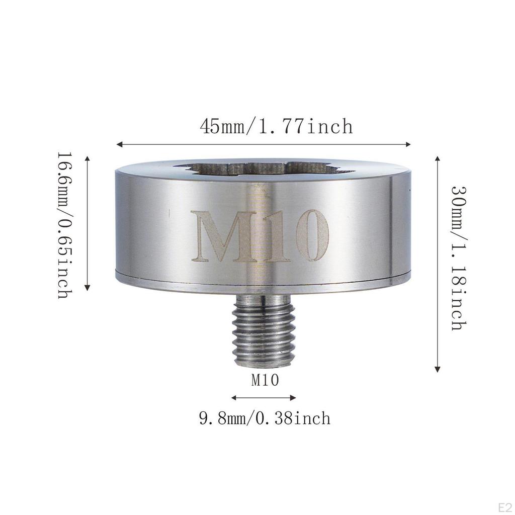 Angle Grinder Adapter Connector Replace Parts, Stainless Steel, Easy To Install for Drill Bits Drum