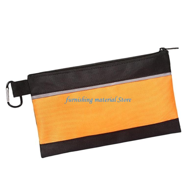 Y5GD Compact Oxford Fabric Tool Bag For Electricians Zippered Tool