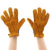 Logos BBQ Leather Size 81090922 Ideal for and BBQs Heat-Resistant Gloves, Medium, (approx.) 23cm, Camping, Outdoors,