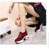 Women's Casual Shoes Autumn New Korean Version Height-increasing Thick-soled Zipper Suede Women's Shoes Fashion Sneakers