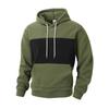 Nieuwe herfst/winter herenhoodie met kleurblokken en trendy design