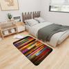 1pc 3D Wooden Striped Rug for Living Room Bedroom Floor Welcome Doormats Carpets Rugs for Home Kitchen Bathroom Mat Decoration