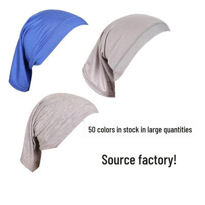 Modal Solid Color Women's High-Elasticity Mercerized Cotton Malaysian Tube Beanie Arabic Snood