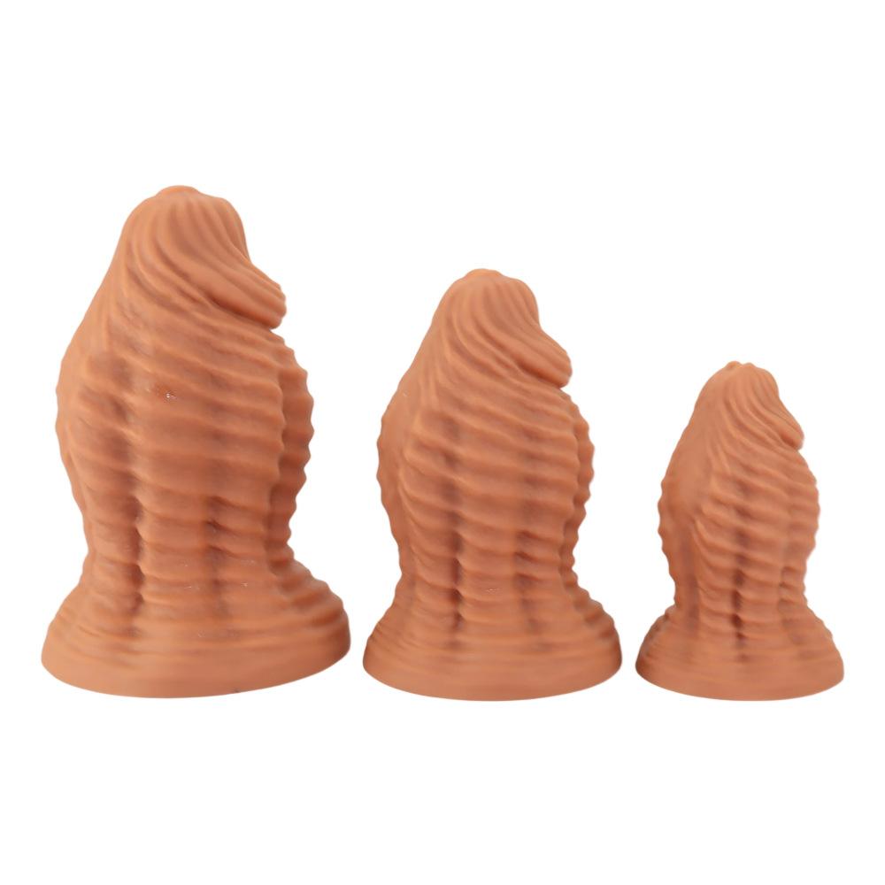 Extra velký silikonový dildo s tlustým stěnou, měkká textura, anální zátka pro muže, ženy, dospělé sexuální hračky