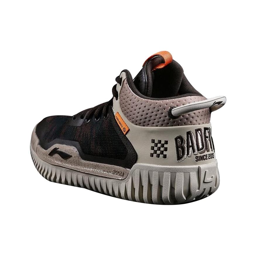 Li Ning Badfive 3 Flat Cushioning Abrasion Resistant Low top Basketball Shoes Men's Umber ABFT025-1