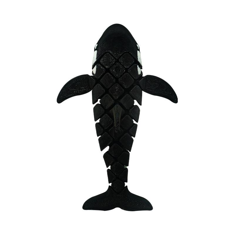 

1 Piece 3d Printed Orca Model Ornament: A Real Model Of Marine Life That Can Be Used As A Display Model Ornament