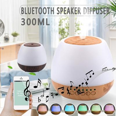 Cool Mist Humidifier Quiet Ultrasonic Aromatherapy Humidifiers Essential Oil Diffuser for Bedroom with Bluetooth Speaker & Colorful Night Light