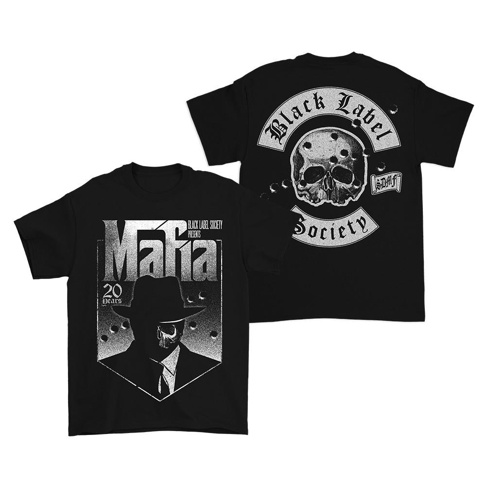 Black Label Mafia Gangster 20 Year Anniversay T-Shirt Reprint S