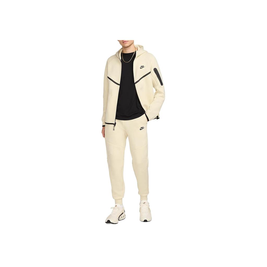 Nike Tech Warm Comfortable Soft Lightweight Casual Pants Men Bottoms Light-Khaki Black HV0959-234