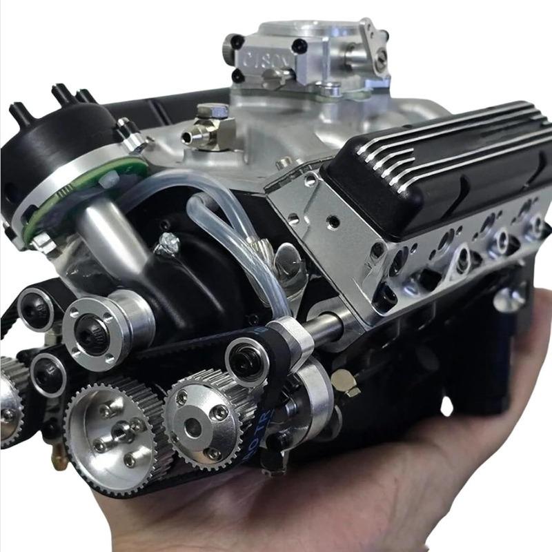 Engine Sculptures Miniature Creative Figurines Funny Interior Resin Sculpture and Statuettes Luxury Ornaments for Living Room
