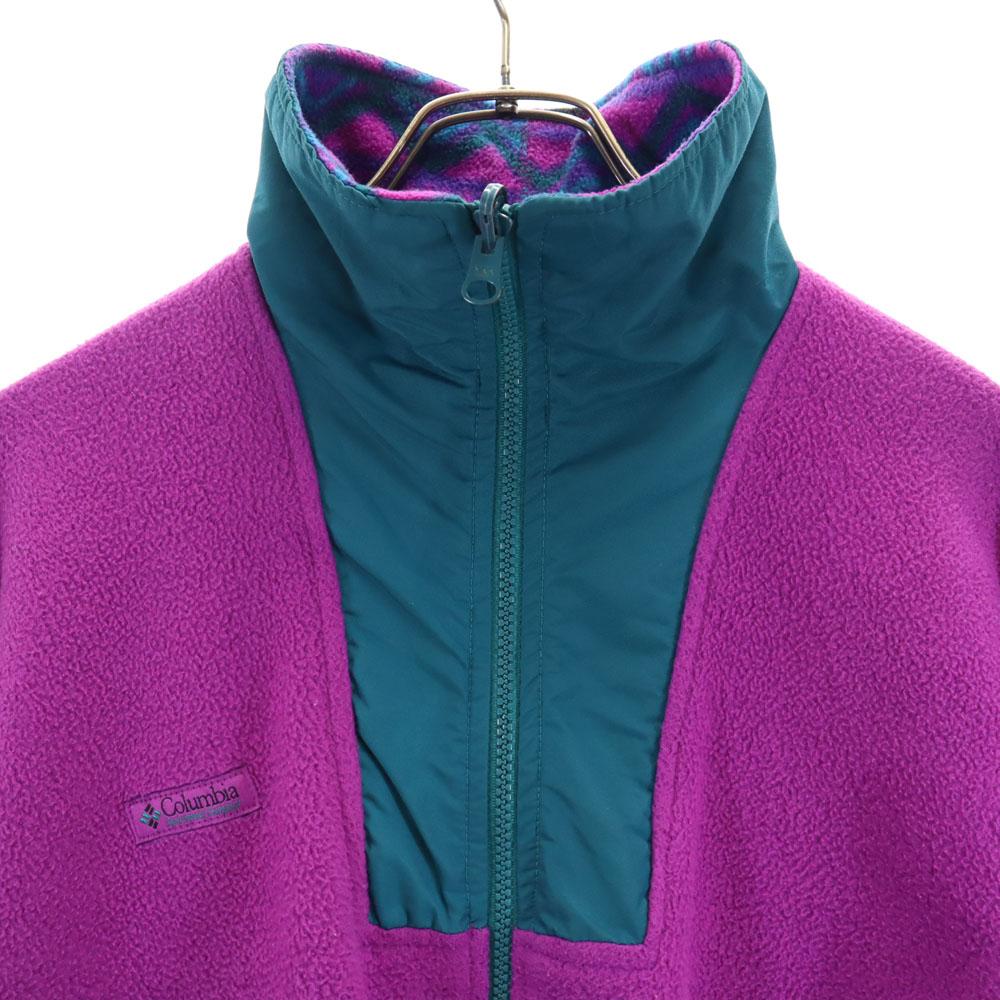 Columbia 80s Outdoor Vintage Fleece Jacket Purple Men's Used