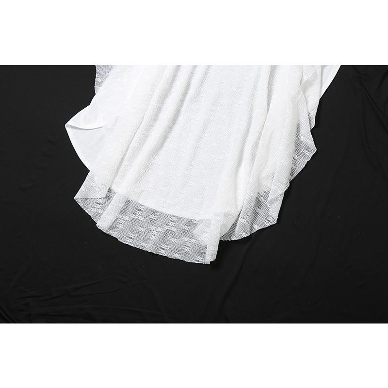 Women's Spice Girls Pure Personality Street Fashion Waist Irregular Long Sleeve Dress