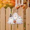 Eye-catching Halloween Decoration Pumpkin Door Hanging Decor, Spooky Festive Wall Ornament for Party Pendant Scene, Front Entryway Decoration,