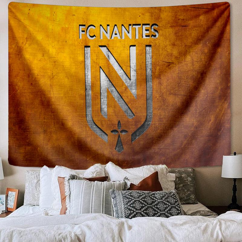 1PC Fc Nantes Crest Design Tapestry, Unique Design Tapestry, Wall Decor for Bedroom,Livingroom, Playroom,Heartwarming Fan Holiday Gifts