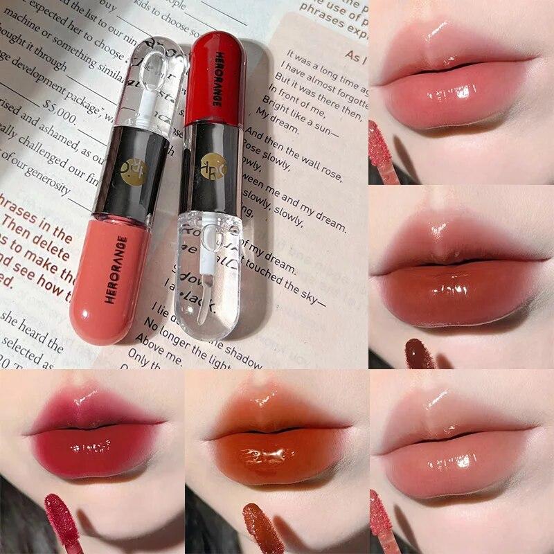 Labbra Gloss Idratante Plumper Lip Glaze Rossetto duraturo Trasparente Impermeabile Volume Trucco labbra Cosmetici