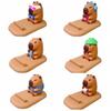 PVC Doll Capybara Phone Holder Figure Model Capybara Cell Phone Bracket  Small Gifts