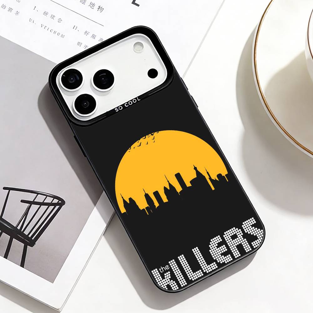 T-The K-Killers Phone Case For iPhone17,16,15,14,13,12,Pro Max Black Colorful Phone case