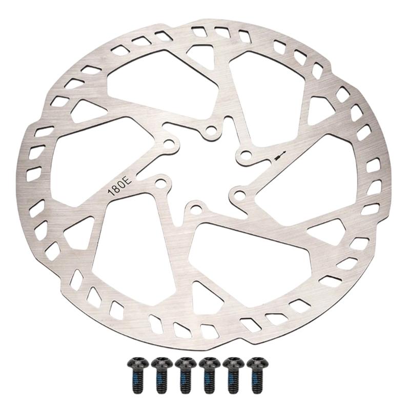 Stainless Steels Bicycles Disc Brake Rotor with Screws 140/160/180/203/220mm Bike Brakes Rotor Adapter Easy To Install