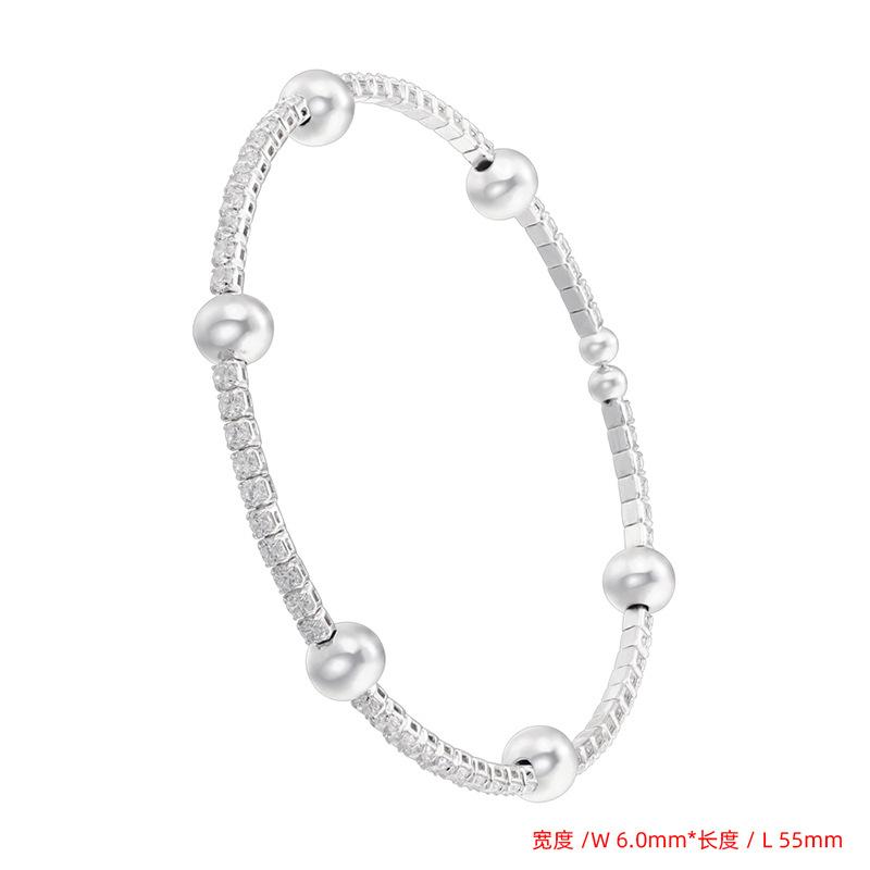 

Креативный циркониевый клипс-бусина, кольцо на руку, ошейник, персонализированный, хип-хоп, круглый, с регулируемым отверстием, набор Vl557-558