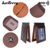 Men's card bag New European and American carbon fiber multi-card anti-theft card clip RFID dollar clip wallet