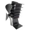 Fireplace Fan Powered Fireplace Fans Small Designed 3 Blades Heat Black TP2006-3-B61B