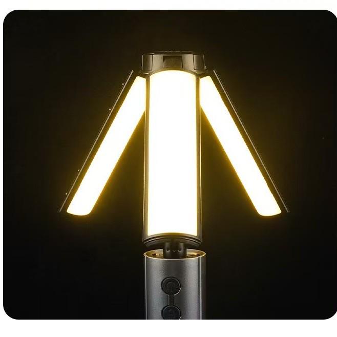 Rechargeable Multi-Functional Telescopic Camping Lamp - Super Bright Fill Light