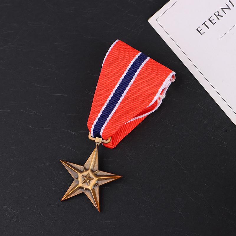 Estrela de Mérito Americana Estrela de Bronze Medalha Militar Medalha Estrela de Bronze Medalha Comemorativa de Imitação