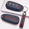 Honeycomb Silicone Key Fob Strap for Chery Tiggo 7 Pro Arrizo 8 OMODA 5 Jetour Traveler Honeycomb Texture Racing Stripe Detachable Keychain Holder
