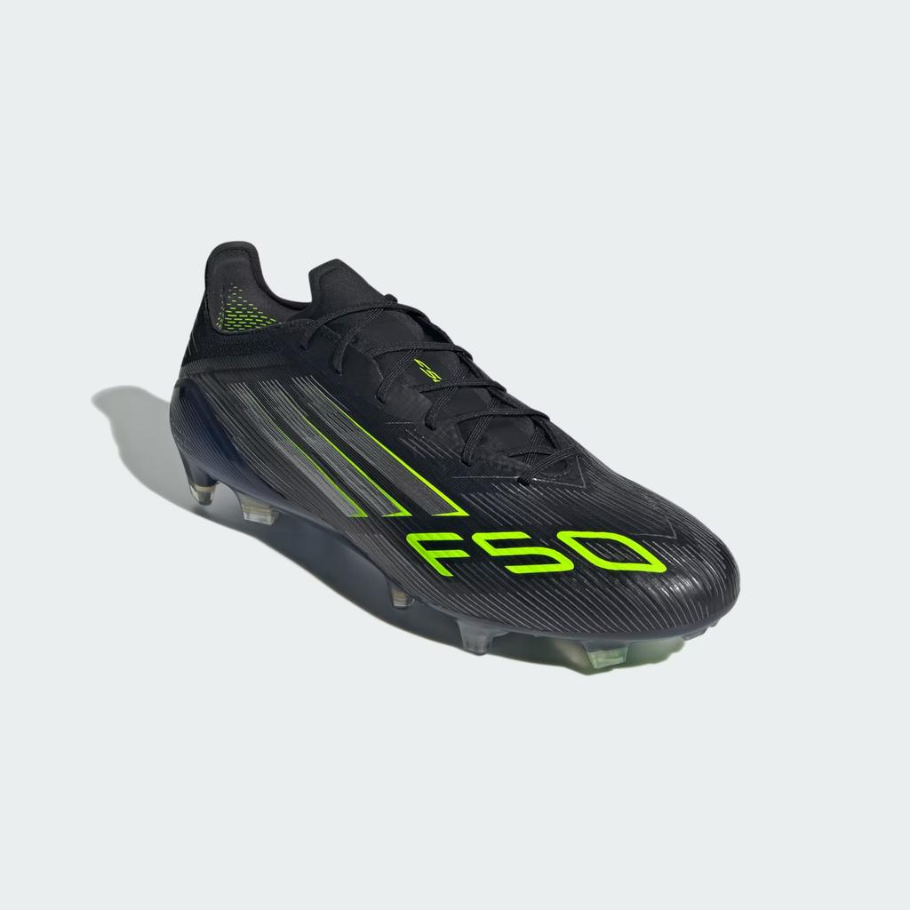 JH7616 Adidas F50 Elite Firm Ground Boots Core Black Iron Metallic (Men's)