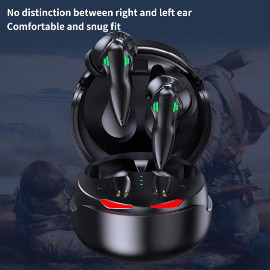 Wireless Earphone High Fidelity Intelligent Noise Reduction Bluetooth-compatible5.3 Subwoofer Gaming Earbud with Mircophone for iPhone