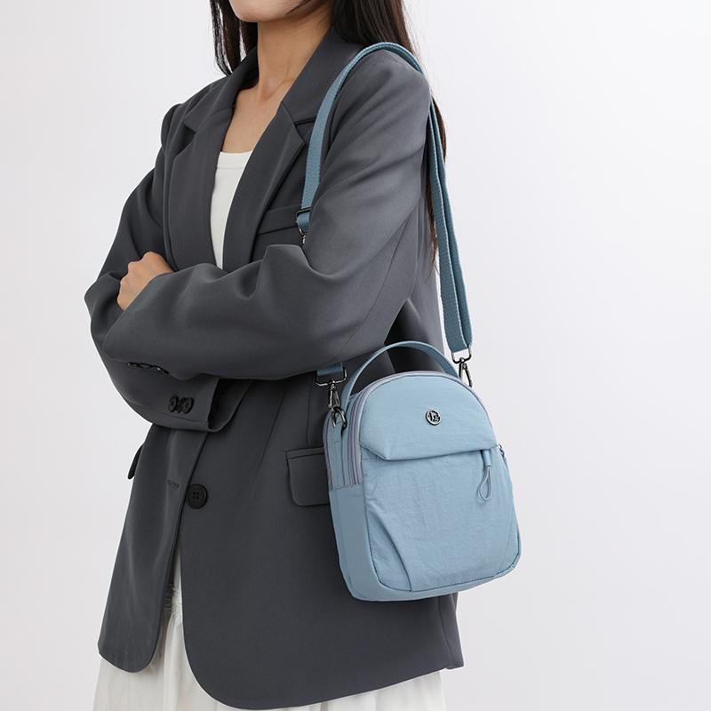 Women's Solid Color Handbag Nylon Shoulder Bag