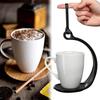 GAOHOU Spill-Free Drink Holder, Portable Anti-Vibration Cup Holder with Mug Shelf and Overflow Flap Cover, Kitchen Tool for Coffee and Tea