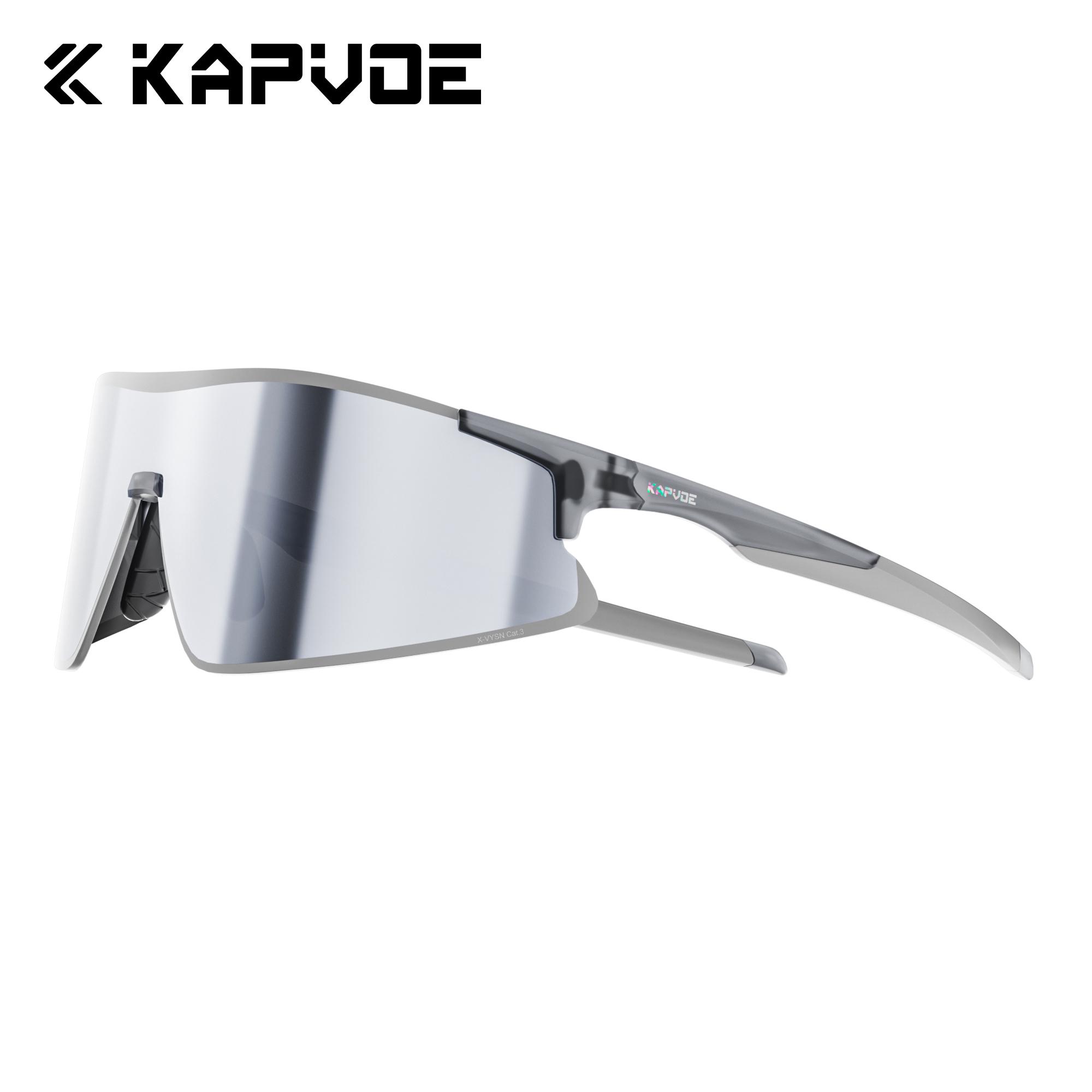 

Kapvoe Cycling Glasses Men s Sunglasses Photochromic Sunglasses New Sports MTB Road Bicycle Goggles UV400 Lenses Women Eyewear