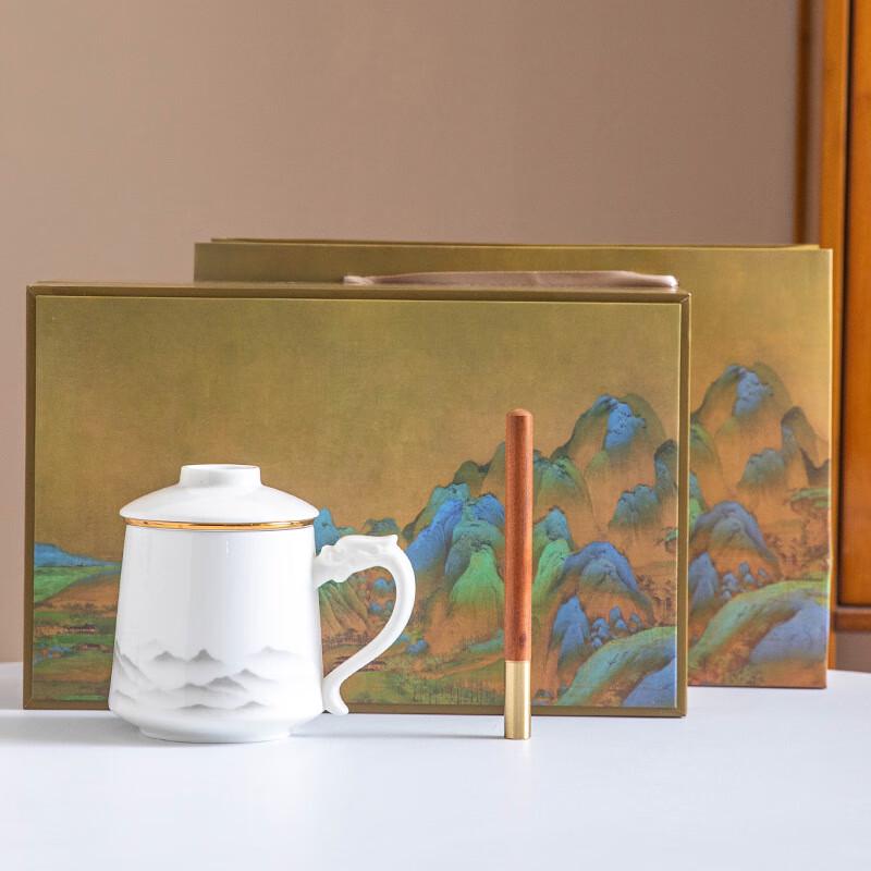Shangqi Far Mountain Dragon Handle Mug Set