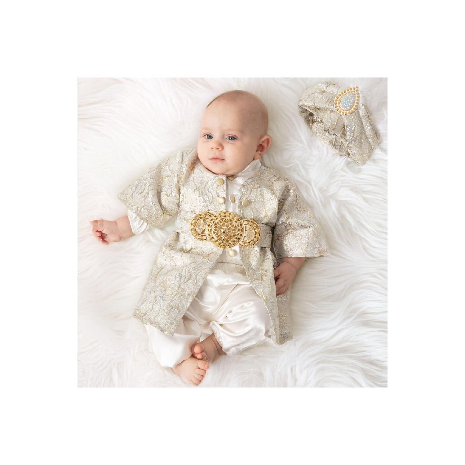 

Baby Baby Mevltlk ehzade Circumcision Circumcision Outfit Boy 0-6 Ay золотий
