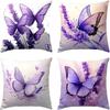 New Flower And Bird Pillow Cover Fresh Home Living Room Sofa Bed And Breakfast Bay Window Cushion Cover Premium