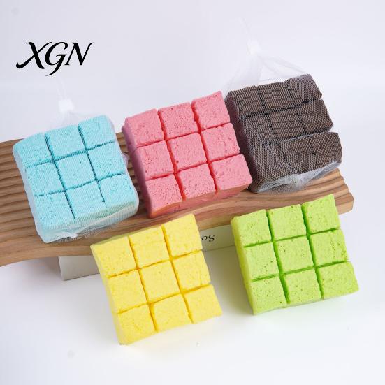 Cheese Stress Relief Toys Squeeze Toy with Mesh Bag, Sensory Toy, Tools Slow Rising Fake Food for Focus Aid & Relaxation Calming