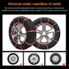 Car tires snow anti-skid chains, plastic cow tendon, thickened SUV , off-road small car tires, universal winter anti-skid strips