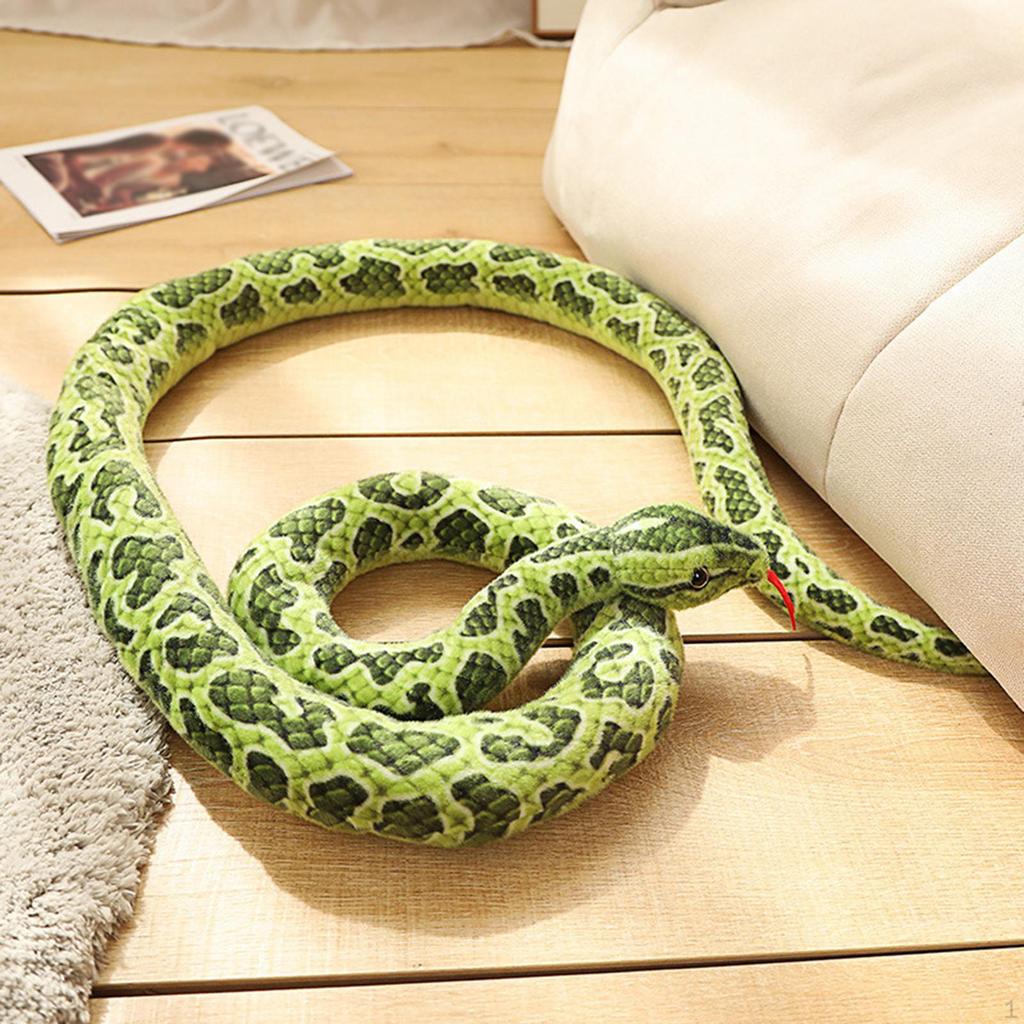 Snake Stuff Doll Room Ornament Creative Giant Plush Toy Animal