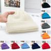 Gestrickte Mütze für den Winter mit atmungsaktiven und winddichten Eigenschaften für Damen und Herren