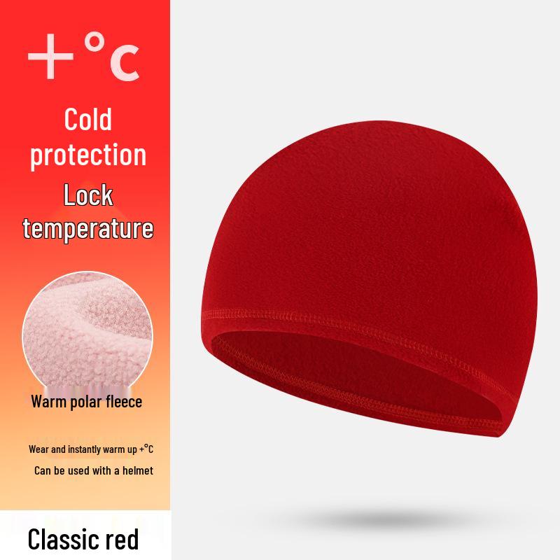 Thick Fleece Ear-Protective Winter Motorcycle Helmet Liner