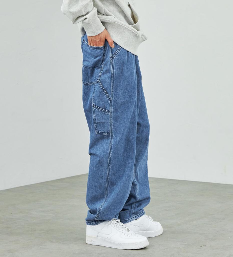 Lee Wide Denim Painter Mellomvask Herrebukser,