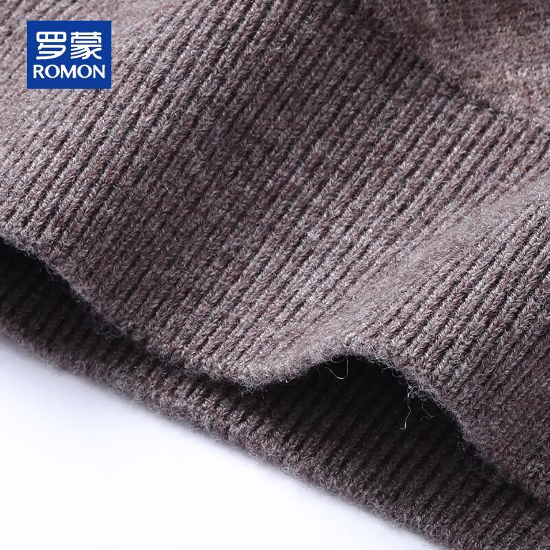 ROMON Pánská 100% čistá vlna V-výstřih bez rukávů kardigan vesta