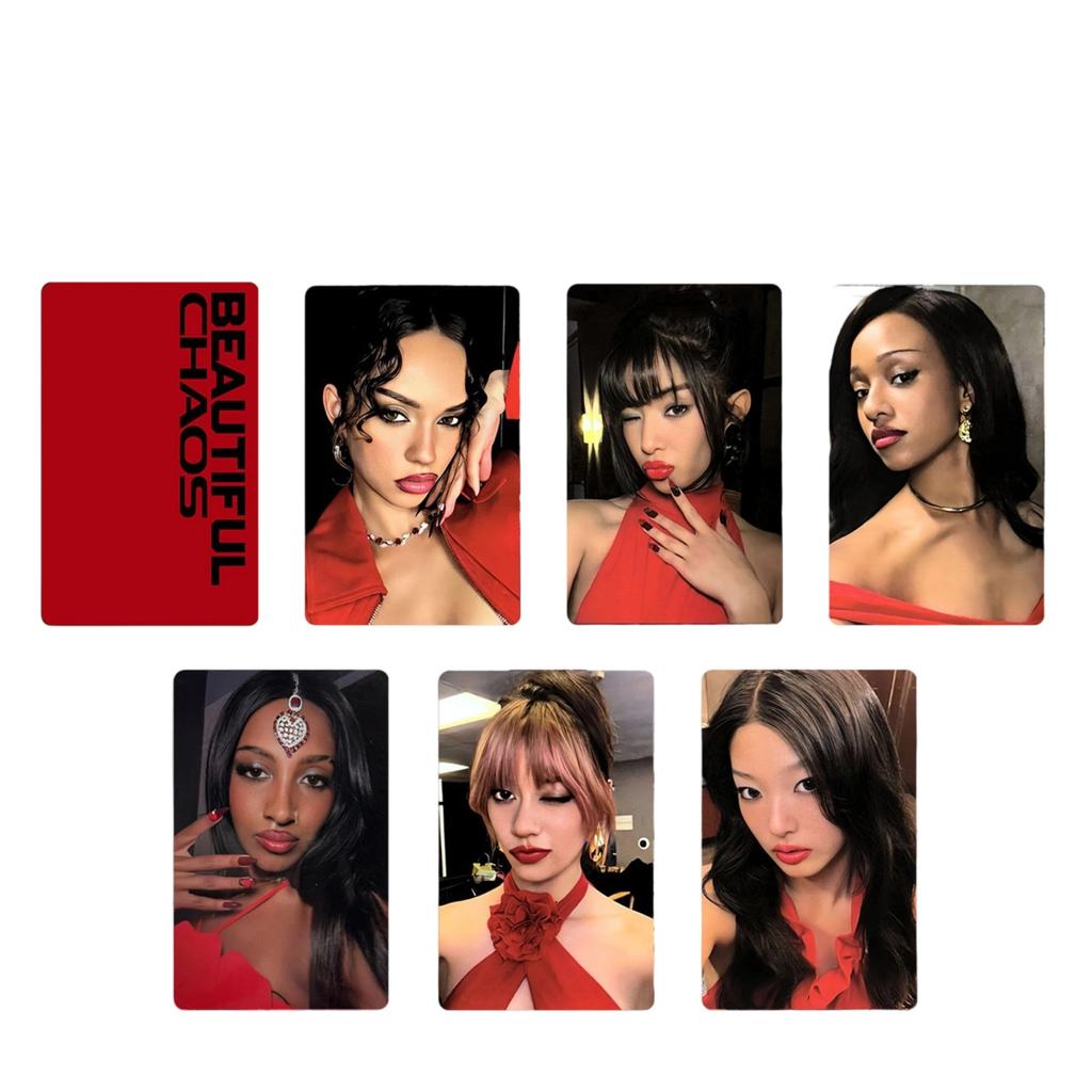 Girl Group Peripheral Accessories Girl Group Group Peripheral 6 Pcs Peripheral Card