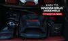 Elderly Electric Four Wheel Scooter S1 Sport Foldable Four Wheel Electric Scooter 300W 12AH Advanced Mobile Bicycle Red